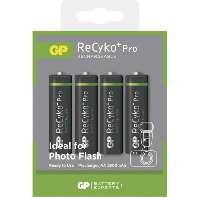 GP ReCyko Pro Photo Flash AA 4ks 1033224201 – Sleviste.cz