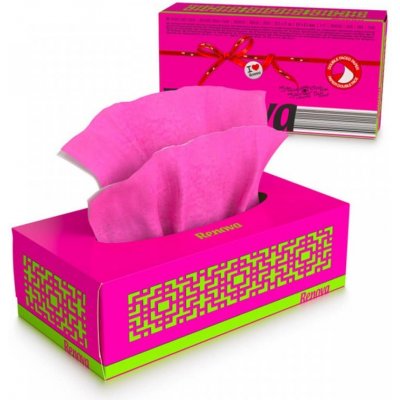 Renova Papírové kapesníky tmavě růžové 3-vrstvé 80 ks – Zboží Dáma