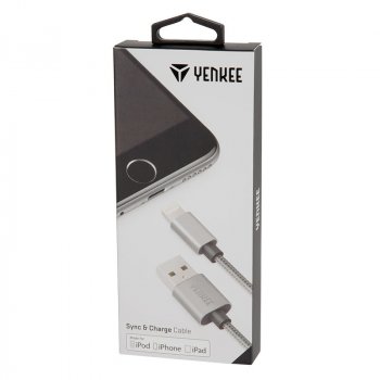 Yenkee YCU 601 GY USB / lightning, 1m
