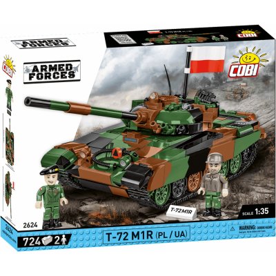 COBI 2624 Armed Forces 1:35 Tank T-72 M1R (PL/UA) – Zbozi.Blesk.cz