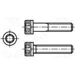 BOSSARD 1013815 Šroub; 1/4"x7/8"; 20; Hlava: rýhovaná,válcová; imbus; HEX 3/16" – Zboží Mobilmania
