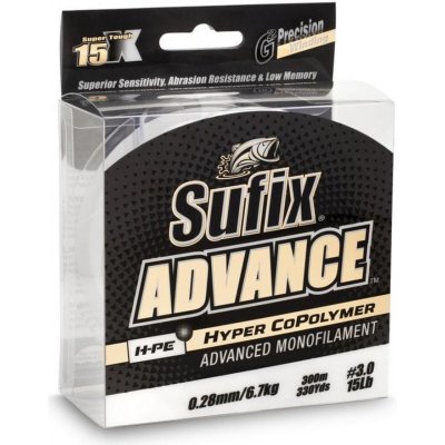 Sufix ADVANCE clear 300 m 0,18 mm 3,4 kg – Zboží Mobilmania