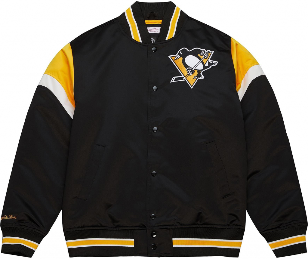 Mitchell & Ness Pittsburgh Penguins NHL Heavyweight Satin Jacket