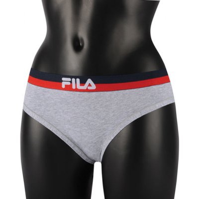 Fila WOMAN STRING Dámské kalhotky Šedá Tmavě modrá Červená – Zboží Dáma