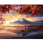 ZUTY Malování podle čísel JAPONSKO HORA A JEZERO 40 x 50 cm – Sleviste.cz