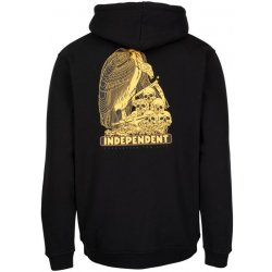 INDEPENDENT mikina GFL Boneyard Zip Hood Black