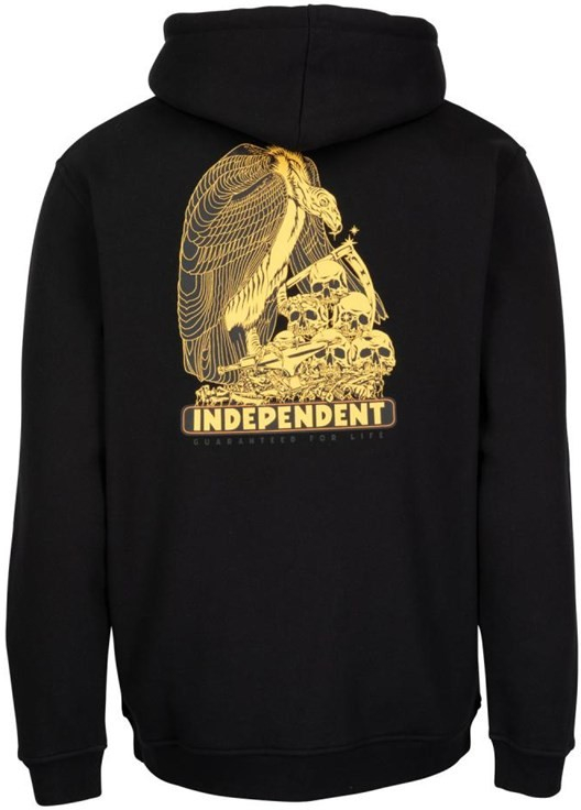 INDEPENDENT mikina GFL Boneyard Zip Hood Black