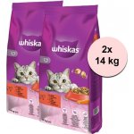 Whiskas Adult hovězí 2 x 14 kg – Zbozi.Blesk.cz