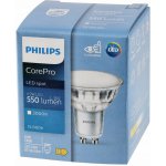 Philips LED žárovka GU10 CP 4,9W 50W teplá bílá 3000K, reflektor 120° – Zboží Živě