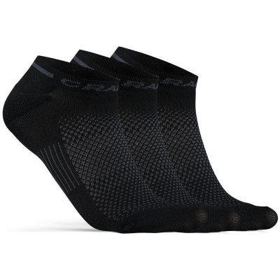 Craft ponožky CORE Dry Shaftless 3-pack bílá Černá – Zboží Mobilmania