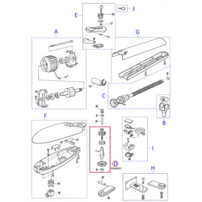 PROFI PRMB03 kit převodovky pro MOBY4005, 4006, 5015, 5016 – Hledejceny.cz