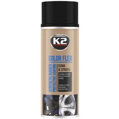 K2 COLOR FLEX ČERNÝ LESK 400 ML – Zboží Mobilmania