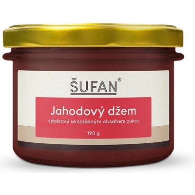 Šufan Jahodový džem 190 g – Zbozi.Blesk.cz