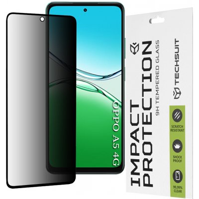 Techsuit ochranné sklo 111D Privacy Full Glue pro Oppo A5 4G A5 5G černé 162750 – Zboží Živě