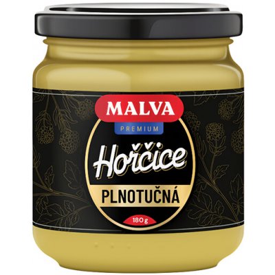 Malva Hořčice Premium plnotučná 180 g – Zboží Mobilmania