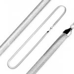 Šperky4U Ocelový řetízek had plochý OPE1096-040-50 – Zboží Mobilmania