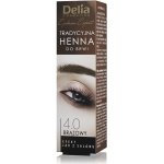 Delia Cosmetics Henna barva na obočí odstín 4.0 Brown 2 g + 2 ml – Zboží Mobilmania