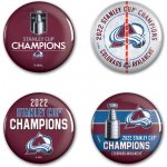 Fanatics sada placek Colorado Avalanche 2022 Stanley Cup Champions 4-Pack Button Set – Hledejceny.cz