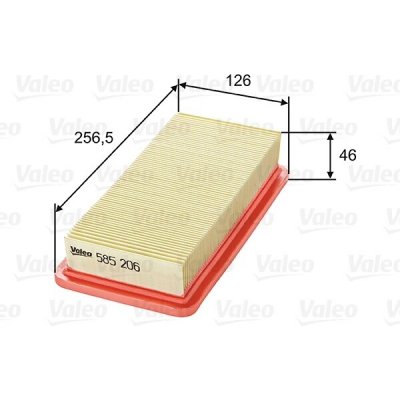 Vzduchový filtr VALEO 585206 – Hledejceny.cz