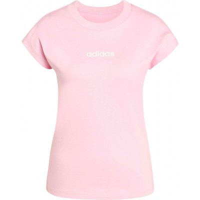 adidas LINEAR SJ TEE W Růžová Bílá – Hledejceny.cz