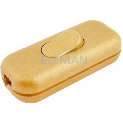 Eleman plastový 300/1/V/P zlatý 1pól. 1000509 – Hledejceny.cz