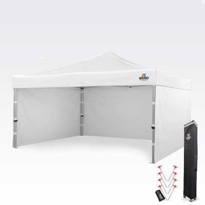 BRIMO ALU EXCLUSIVE 4x4 m HEX 45 mm - s 3 stěnami - Bílá P. Alu – Hledejceny.cz