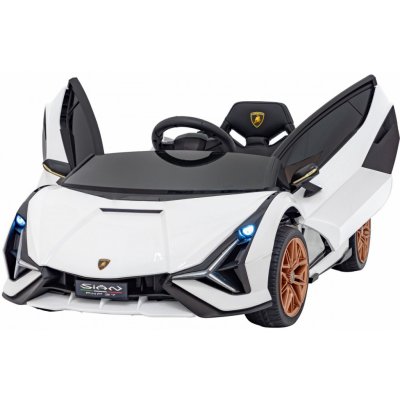 Mamido Elektrické autíčko Lamborghini Sian 4x4 bílá – Zboží Dáma