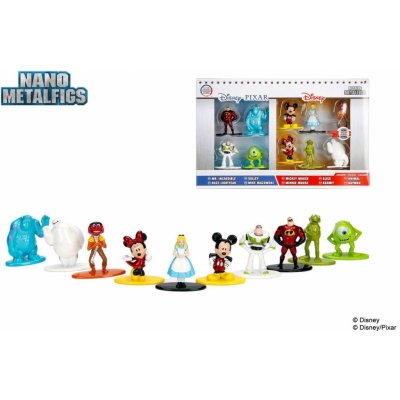 Jada Toys Disney Nano Metalfigs Diecast 10-Pack Wave 1