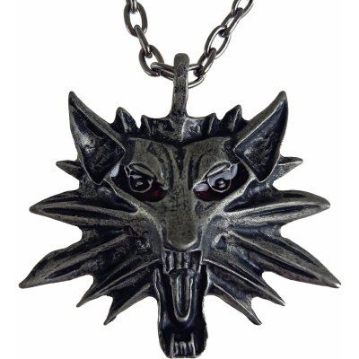 AF Zaklínačský amulet "SCHOOL OF WOLF" kovový