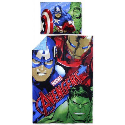 T.G.Z. bavlna povlečení Avengers Iron Man Hulk mixkolor 140x200 70x90 —  Heureka.cz