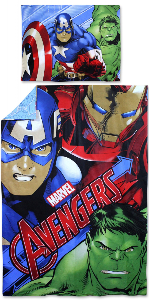 T.G.Z. bavlna povlečení Avengers Iron Man Hulk mixkolor 140x200 70x90 od  750 Kč - Heureka.cz