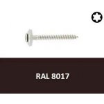 Vrut s podl. 15mm, nerez A2 4,5x35 Torx RAL8017 (Art.8790) – Hledejceny.cz