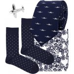 Bubibubi Tmavomodrá kravatová sada s letadly – Hledejceny.cz