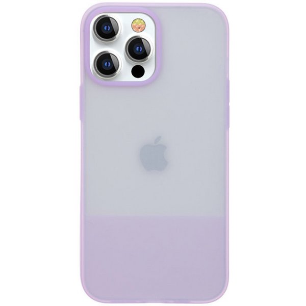 Pouzdro a kryt na mobilní telefon Pouzdro KINGXBAR Plain Apple iPhone 13 Pro Max - plastové / silikonové - fialové