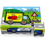 Teddies Kostky kubus Moje první auta 12 ks – Zboží Mobilmania