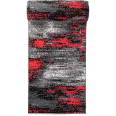 Makro Abra MAYA Z905E šedý černý červený metráž 60 cm – Zboží Mobilmania