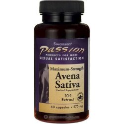 Swanson Avena Sativa Extract Extrakt z ovsa 575 mg 60 kapslí