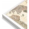 Nástěnné mapy National Geographic Anglie a Wales - nástěnná mapa Executive 75 x 90 cm Varianta: mapa v hliníkovém rámu, Provedení: bílý rám