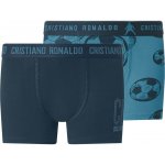 CR7 chlapecké boxerky 2 kusy navy modrá / modrá – Sleviste.cz