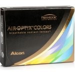 Alcon Air Optix colors Grey barevné měsíční dioptrické 2 čočky – Sleviste.cz