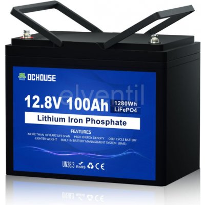 DCHOUSE LiFePO4 12V/100Ah 1280Wh – Zboží Živě