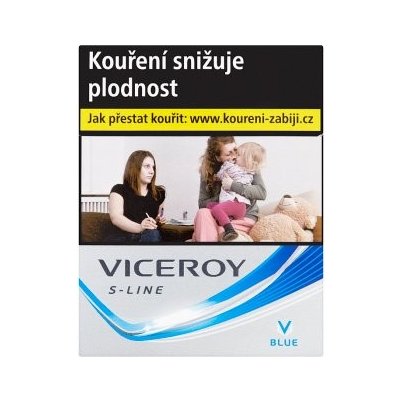 Viceroy S Line Blue cigarety s filtrem 40 ks od 172 Kč - Heureka.cz