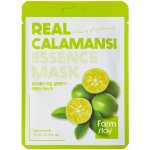 Farmstay Real Calamansi Essence Mask Posilující plátýnková maska s extraktem z kalamansi 23 ml – Zboží Dáma