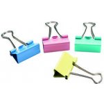 Binder klipy CONCORDE 25mm, dóza 48ks, barevné – Sleviste.cz