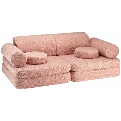 Wigiwama Settee dětská pohovka růžová 132 cm 46 cm 78 cm – Zboží Dáma