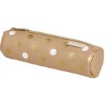 Herlitz Pouzdro kulaté imitace kůže 20 x 6 x 6 cm tmavě modrá – Zboží Dáma