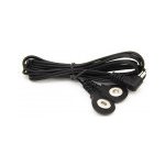 Bdsm-bondage-shop CA04 Kabel pro elektro sex se 2 mi piny 2F černá – Hledejceny.cz