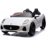 Mamido Maserati GranTurismo Folgore Elektrické autíčko bílá – Zboží Dáma