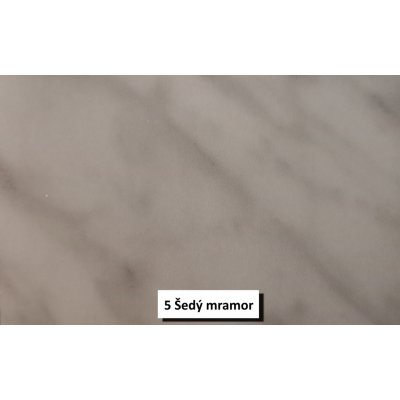 Aluris Parapet PVC vnitřní VIP600 Šedý mramor, 600 mm – Hledejceny.cz