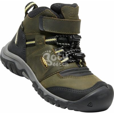 Keen Ridge Flex Mid Wp Children dark olive/dusky citron – Hledejceny.cz